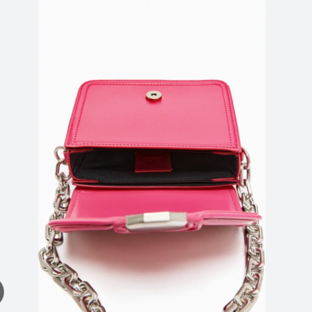 🩷 CROSSBODY BAG WITH METAL TRIM - Picture 4 of 5
